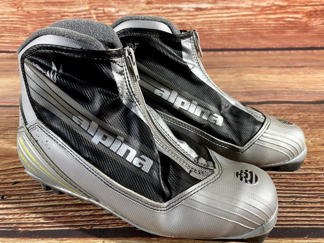 Alpina SP20L Nordic Cross Country Ski Boots Size EU38 US6 for NNN 962