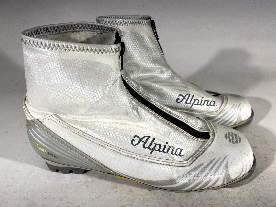 Alpina EVE20S Cross Country Ski Boots Classic Size EU40 US7.5 NNN Rottefella 669