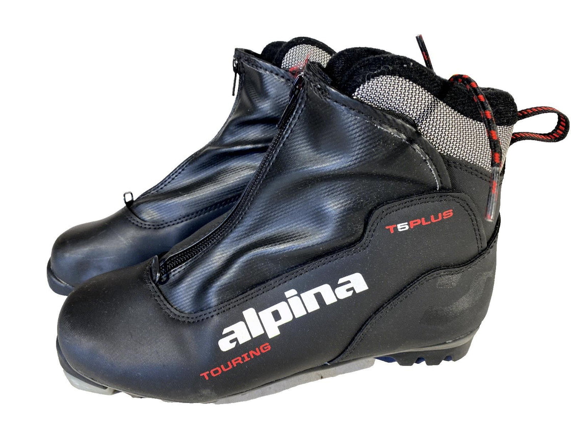 Alpina T5 Plus Nordic Cross Country Ski Boots Size EU38 US6 for NNN bindings 828