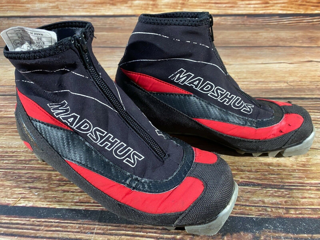 Madshus Hyper C Cross Country Ski Boots Size EU38 US5.5 for NNN 1987