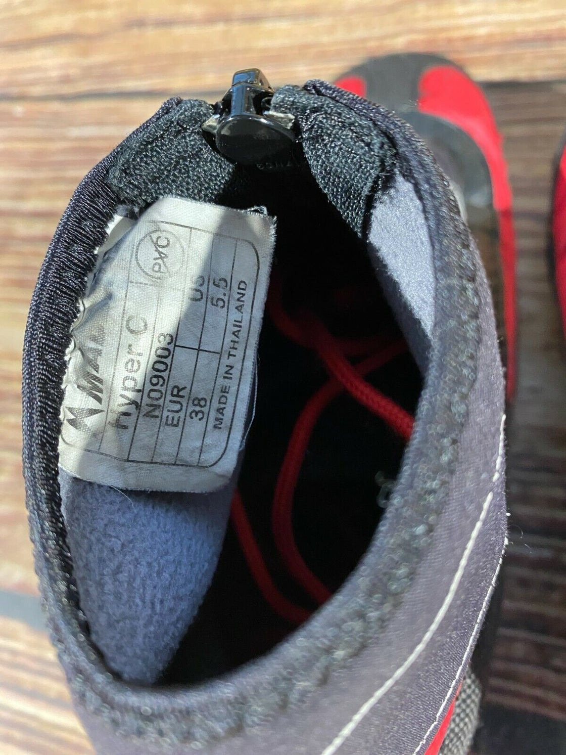 Madshus Hyper C Cross Country Ski Boots Size EU38 US5.5 for NNN 1987