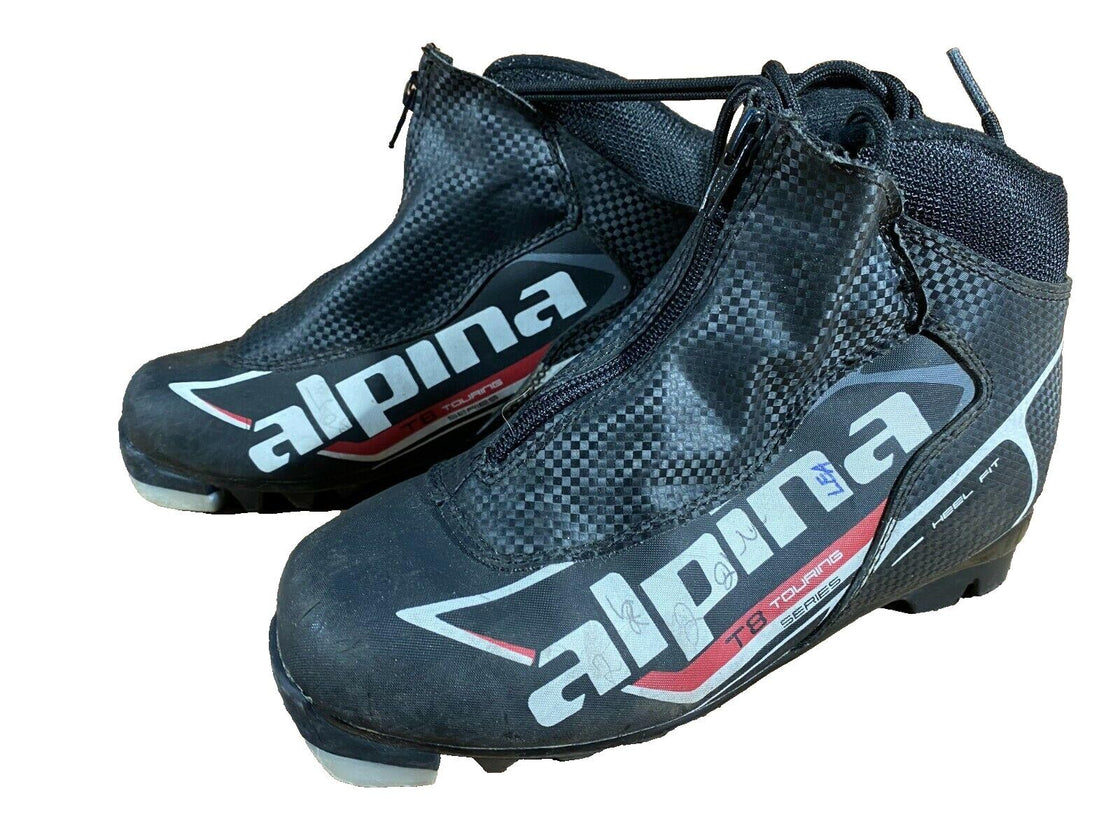 Alpina T8 Plus Nordic Cross Country Ski Boots Size EU35 US3.5 NNN bindings 2871