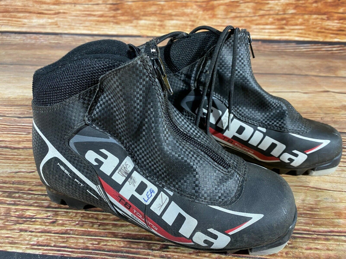 Alpina T8 Plus Nordic Cross Country Ski Boots Size EU35 US3.5 NNN bindings 2871