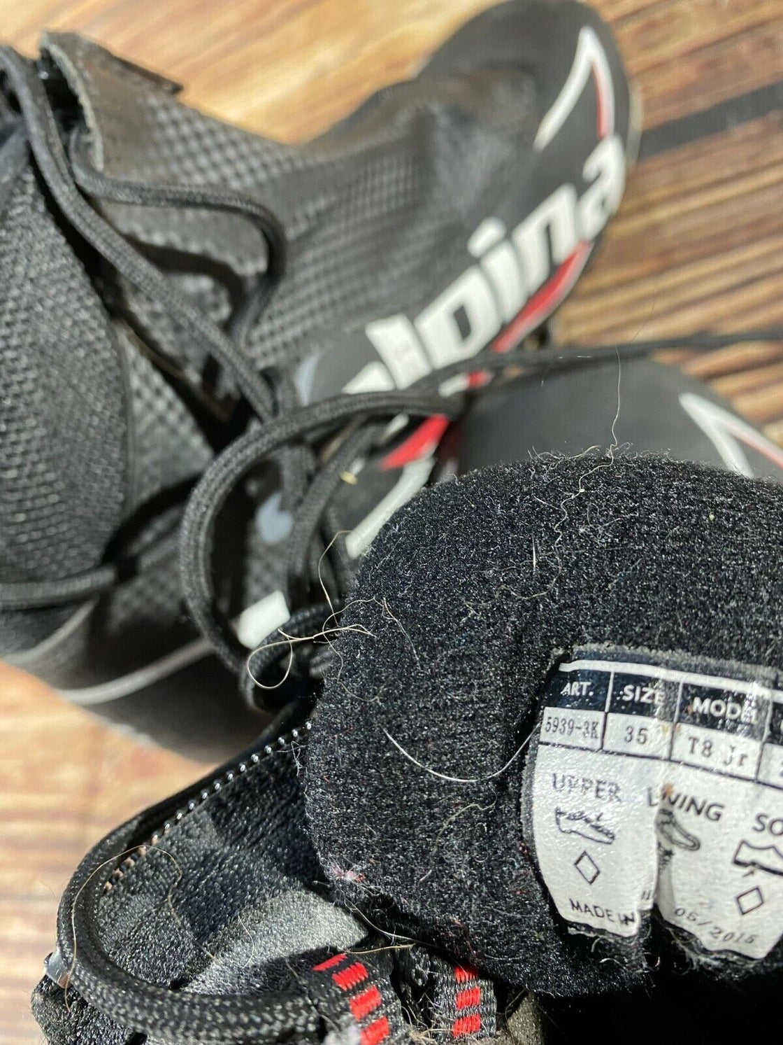 Alpina T8 Plus Nordic Cross Country Ski Boots Size EU35 US3.5 NNN bindings 2871