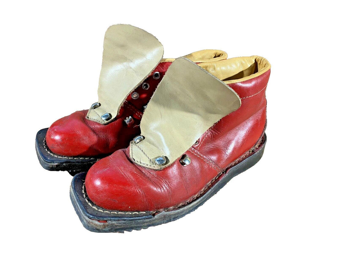 BLIZZARD Vintage Cross Country Ski Boots Kandahar Cable Binding EU38 US6 KL180