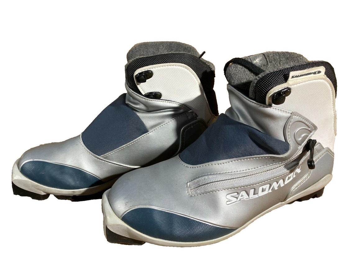 SALOMON Nordic Cross Country Ski Boots Size EU38 2/3 US7 SNS Profil 2020