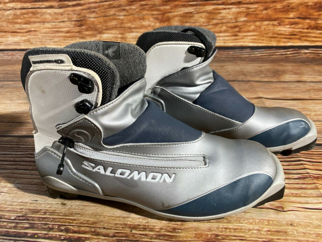 SALOMON Nordic Cross Country Ski Boots Size EU38 2/3 US7 SNS Profil 2020
