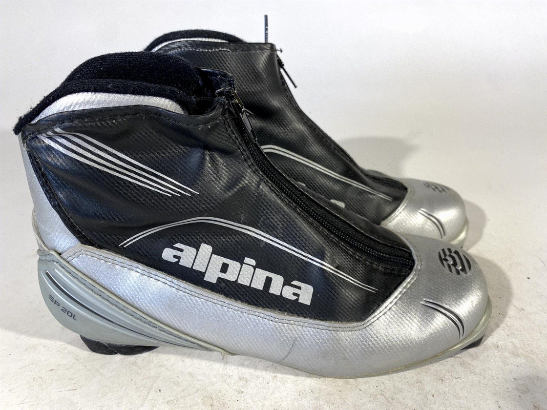 Alpina SP20L Nordic Cross Country Ski Boots Size EU39 US7 for NNN 744