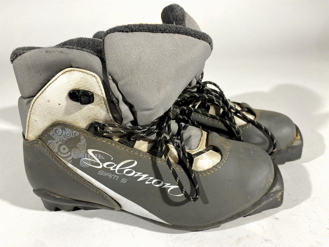 Salomon Siam Nordic Cross Country Ski Boots Size EU36 2/3 US5.5 SNS Profil 2189