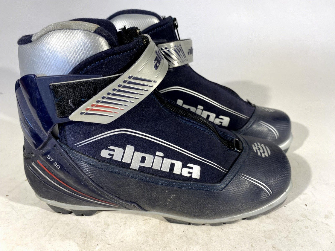 Alpina ST30 Touring Classic Nordic Cross Country Ski Boots EU39 US7 NNN 3151