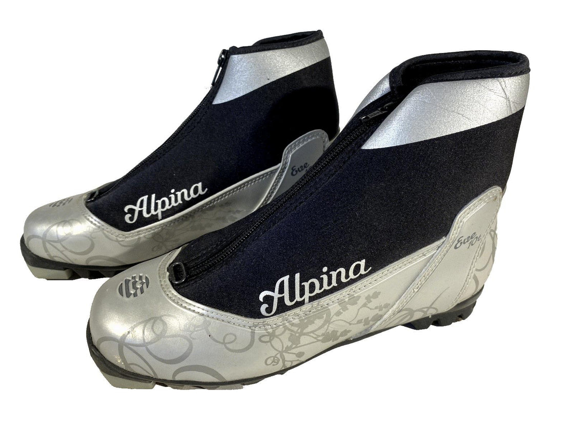 Alpina Eve 10T Touring Nordic Cross Country Ski Boots Size EU39 US7 NNN 3205