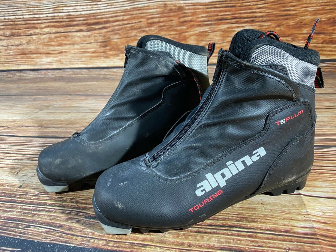 Alpina T5Plus Nordic Cross Country Ski Boots Size EU38 US6 NNN 575