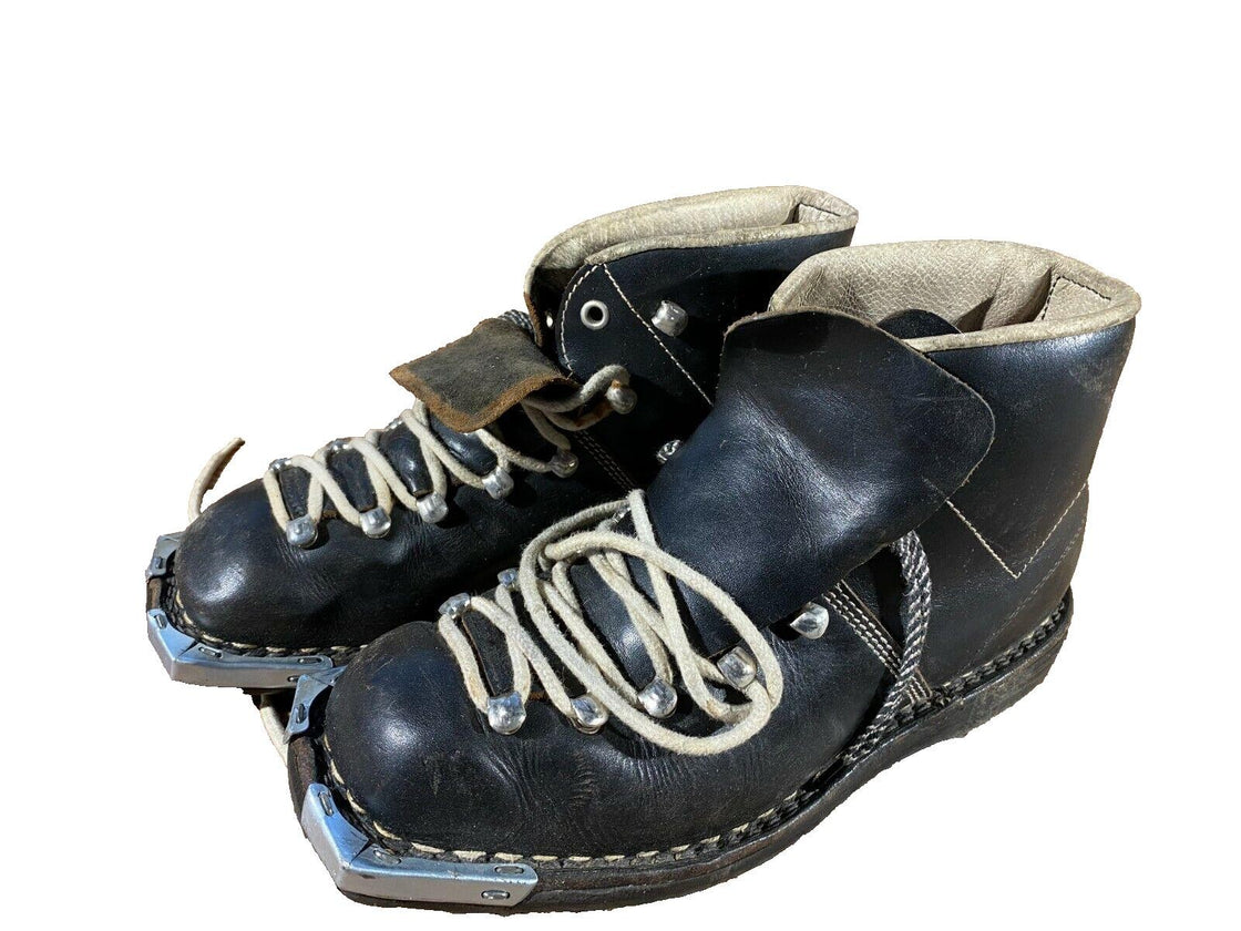 GARMISCH Vintage Cross Country Ski Boots Kandahar Cable Bindings EU38 US6 KL2