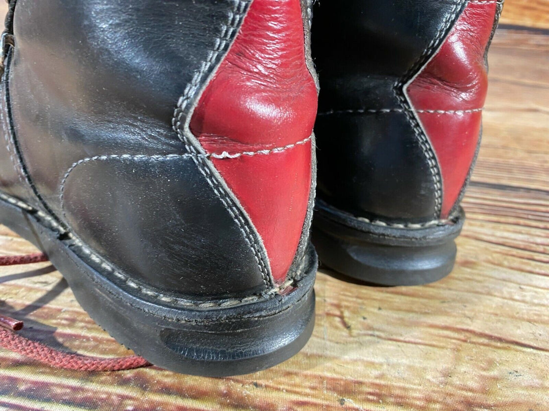 GARMISCH Vintage Leather Cross Country Ski Boots Kandahar Binding EU36 US4 KL26
