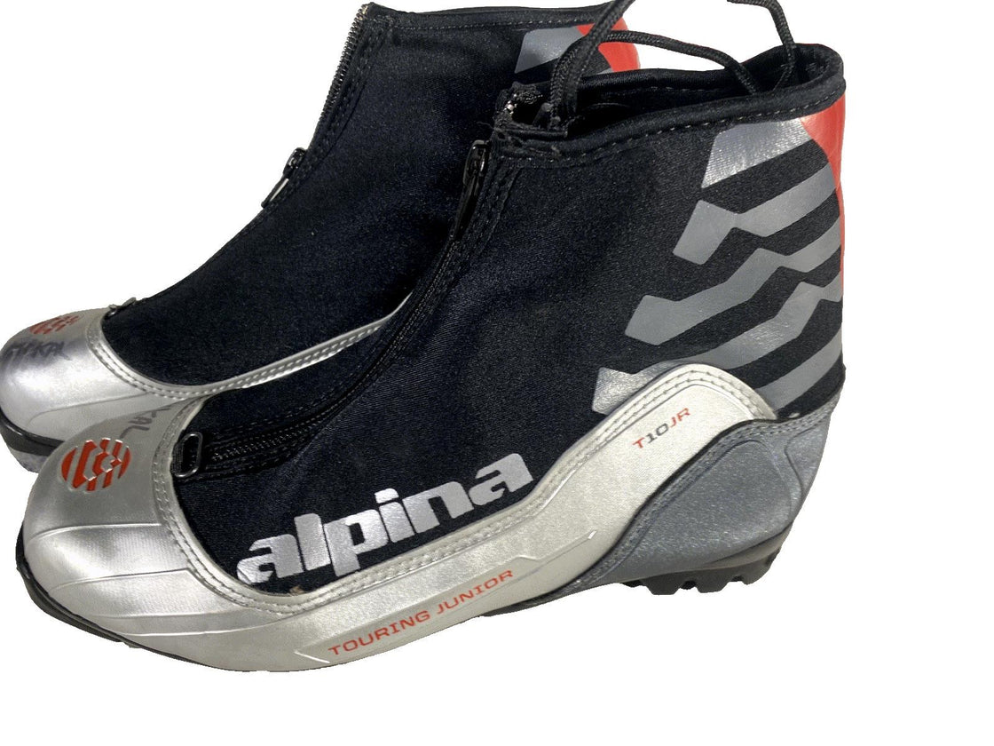 Alpina T10jr Nordic Cross Country Ski Boots Size EU38 US6 for NNN 3154