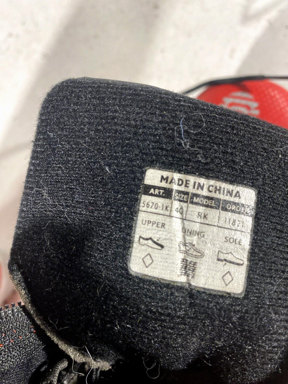 Alpina RK Classic Nordic Cross Country Ski Boots Size EU40 US7.5 for NNN 2802