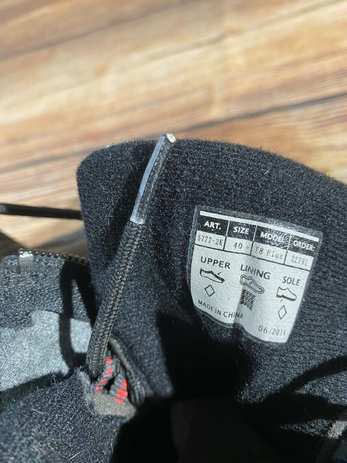 Alpina Touring Nordic Cross Country Ski Boots Size EU40 US7.5 for NNN 3011