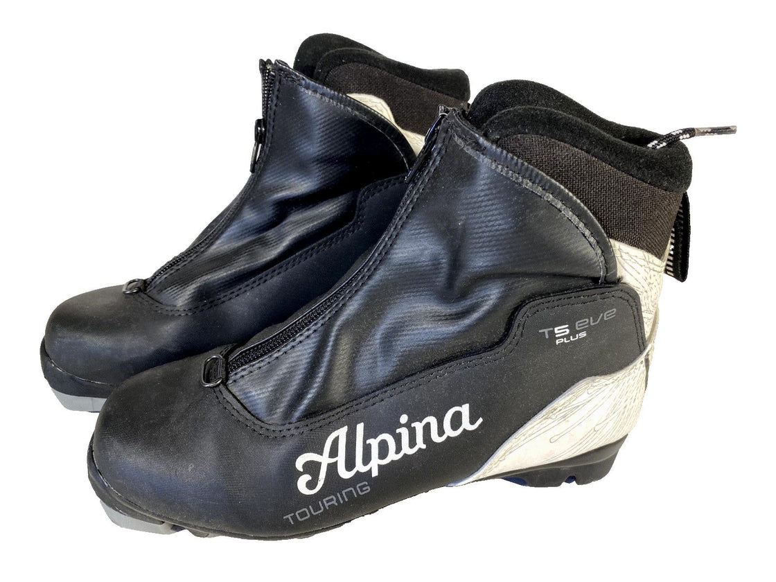 Alpina T5 Eve Touring Nordic Cross Country Ski Boots Size EU36 US4.5 NNN 2810