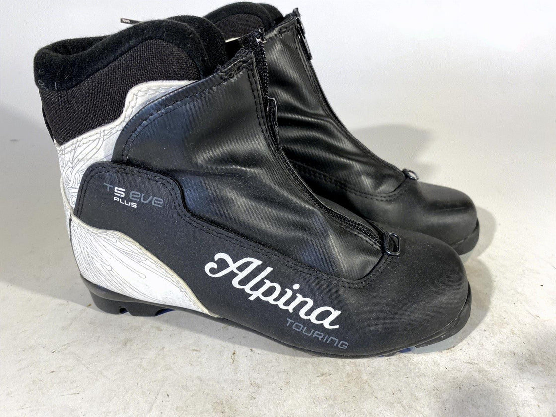 Alpina T5 Eve Touring Nordic Cross Country Ski Boots Size EU36 US4.5 NNN 2810