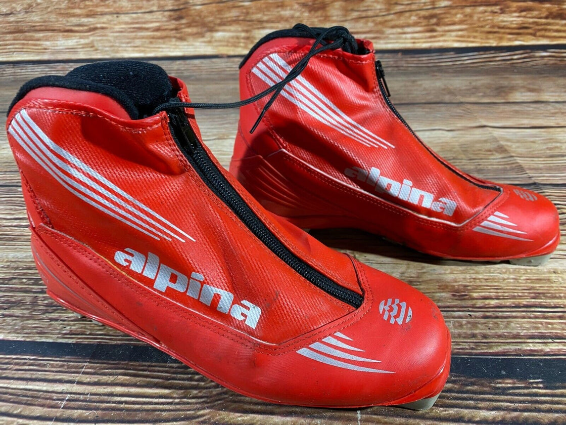 Alpina RCL Nordic Cross Country Ski Boots Size EU42 US9 NNN 999