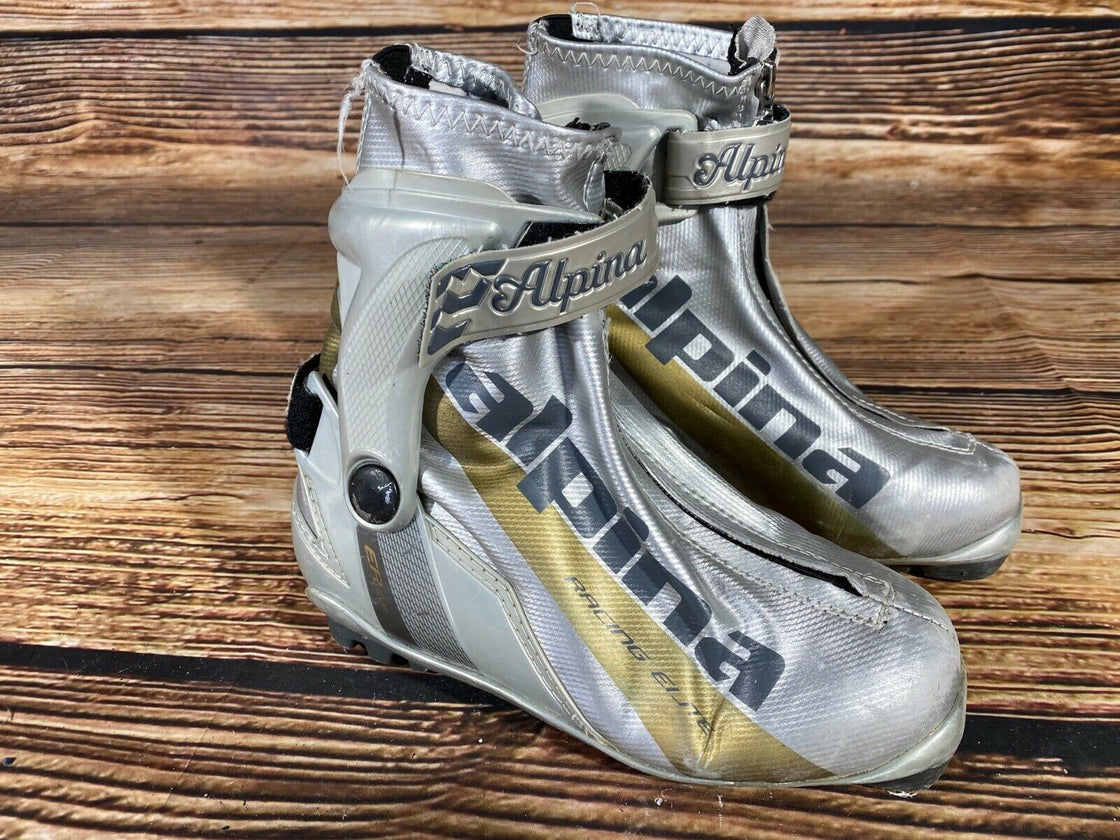 Alpina Eve Racing Elite Nordic Cross Country Ski Boots Size EU35 US3.5 NNN 3183