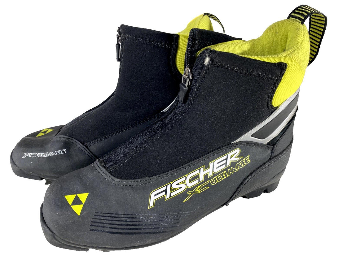 Fischer Ultimate Nordic Cross Country Ski Boots Size EU37 US5.5 NNN 1290