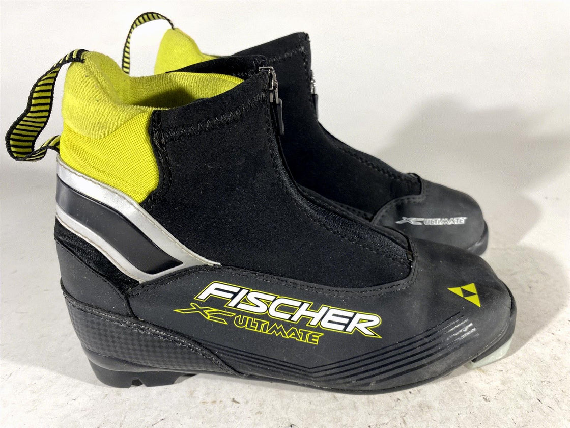Fischer Ultimate Nordic Cross Country Ski Boots Size EU37 US5.5 NNN 1290