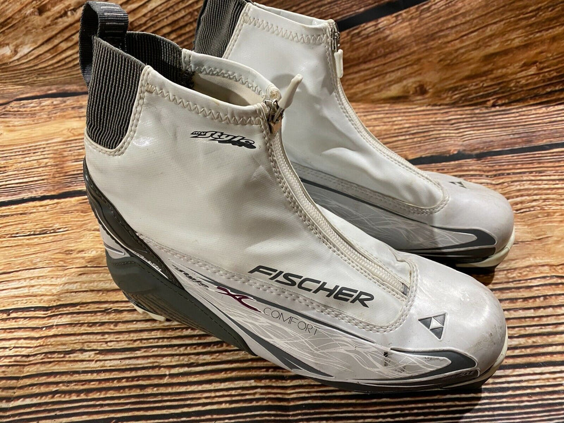 Fischer XC Comfort Cross Country Ski Boots Combi Size EU39 US7 NNN 1520