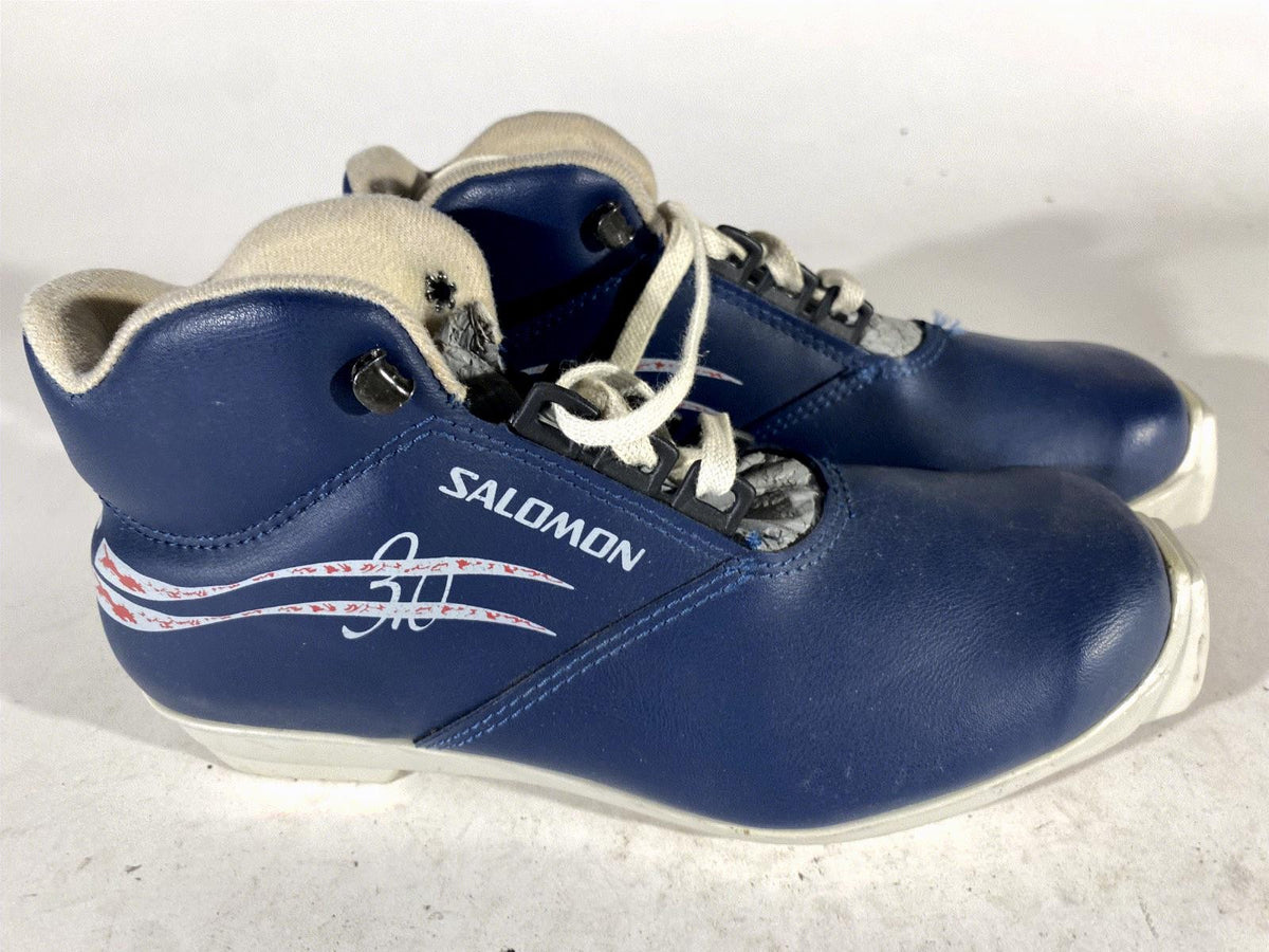 SALOMON Classic Nordic Cross Country Ski Boots Size EU39 US6 SNS Profi