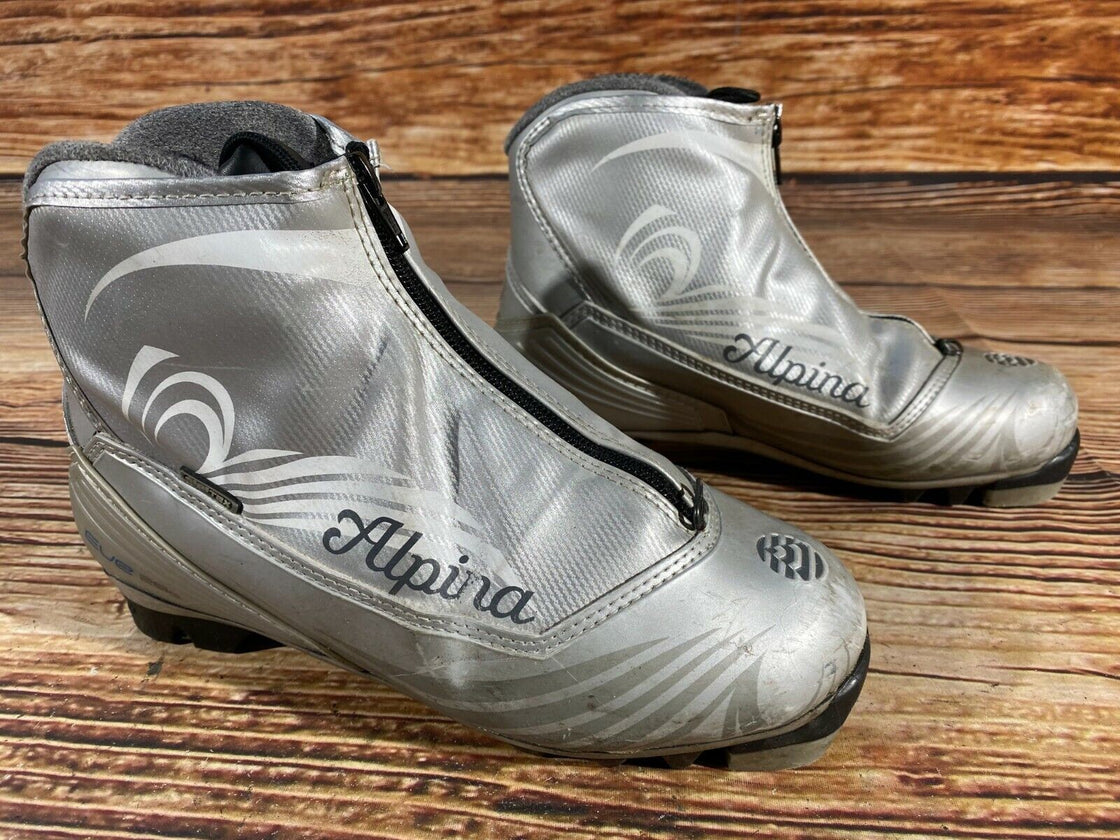 Alpina Eve28G Nordic Cross Country Ski Boots Size EU38 US6 NNN 816