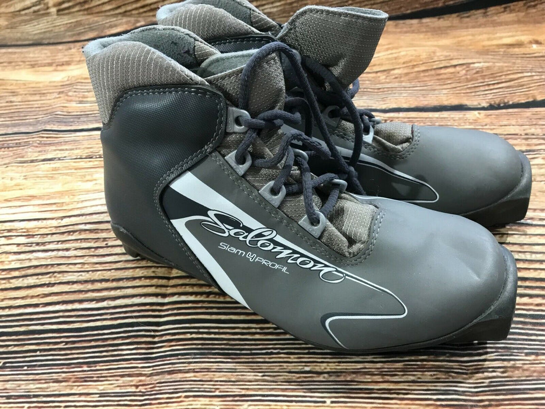 SALOMON Siam 4.1 Cross Country Ski Boots Size EU37 1/3 US6 SNS Profil 2100