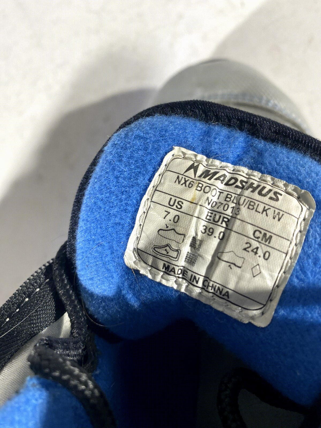 Madshus Metis NX6 Nordic Cross Country Ski Boots Size EU39 US7 for NNN 1949