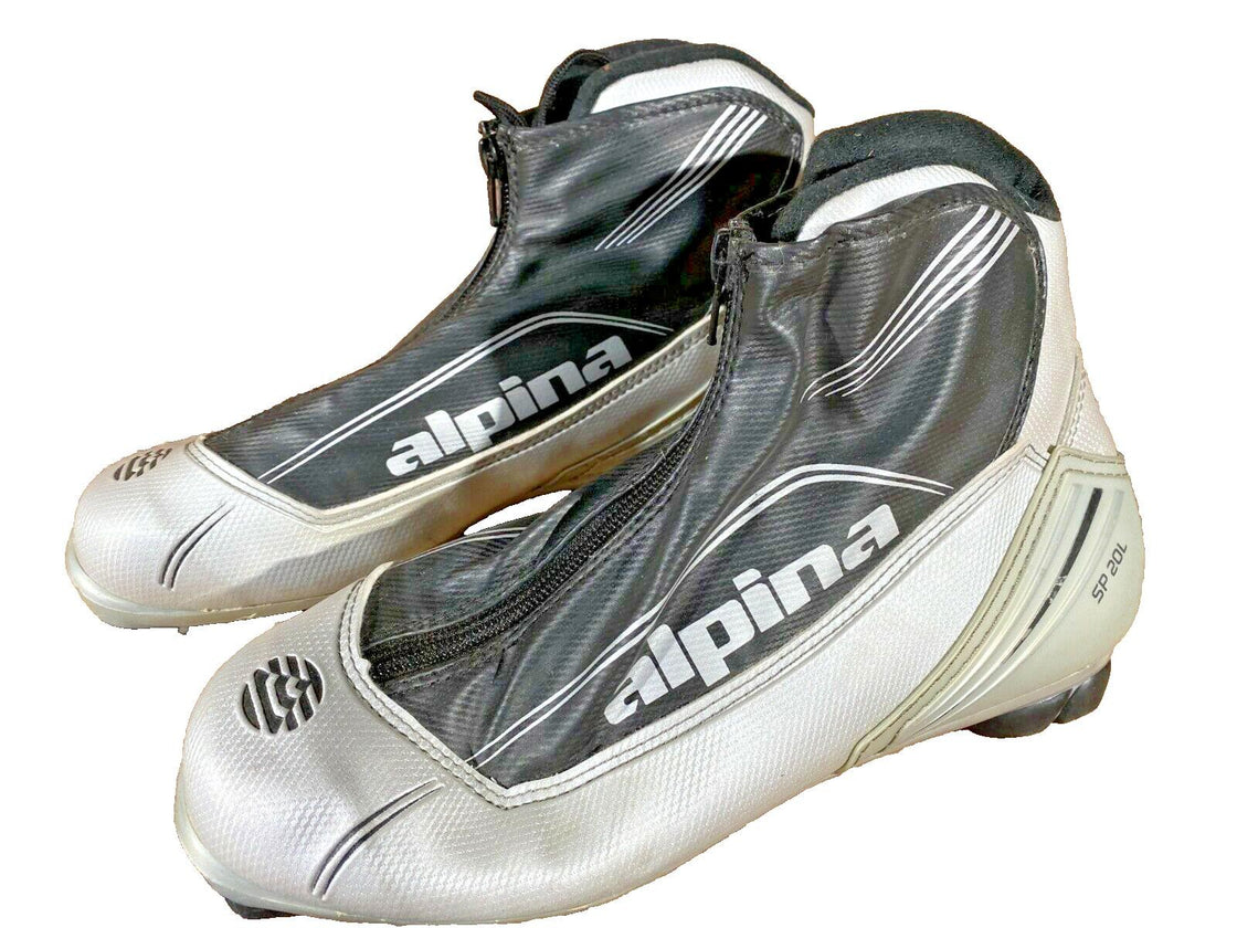 Alpina SP20L Cross Country Ski Boots Classic Size EU40 US7.5 NNN Rottefella 606