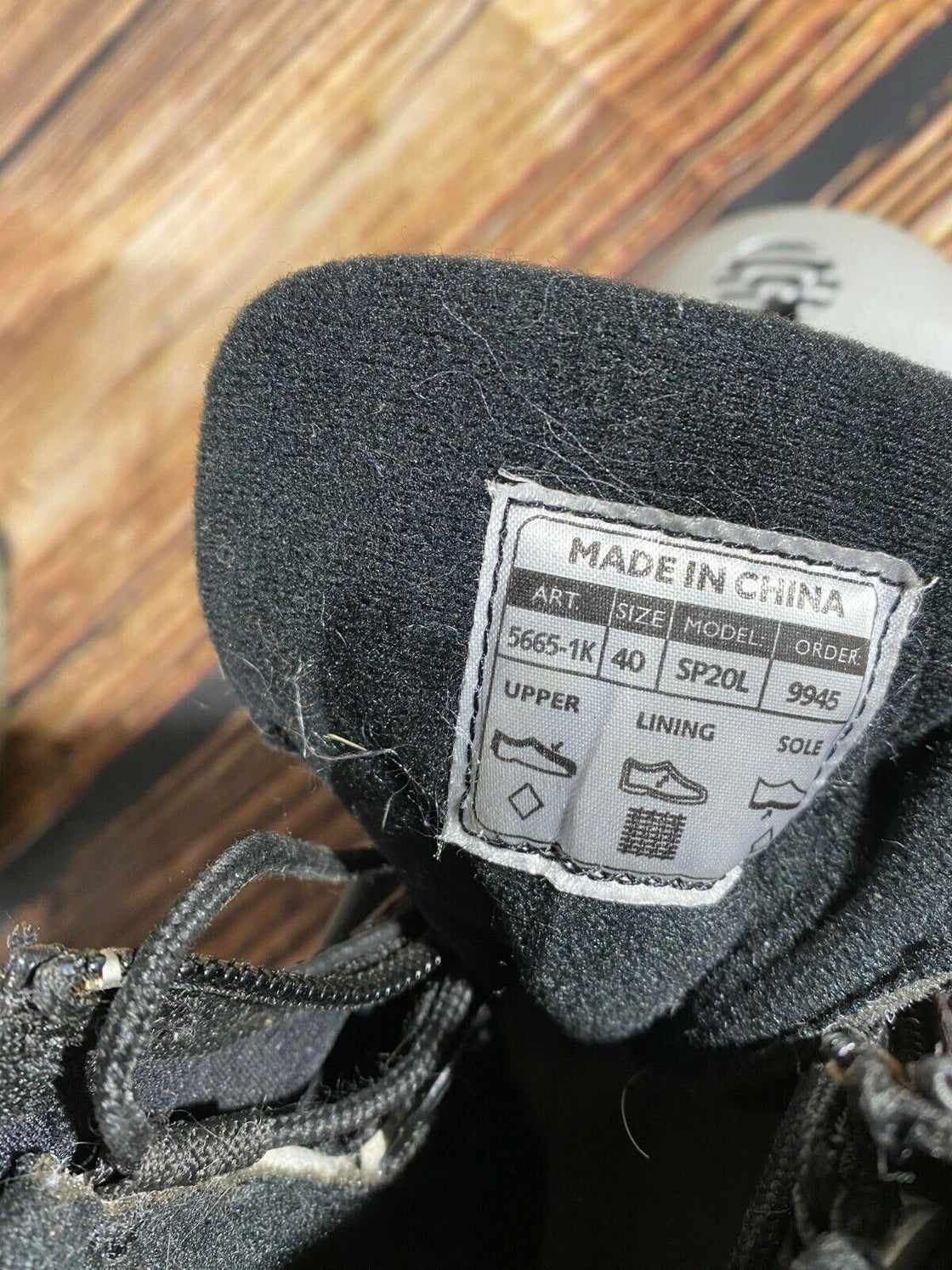 Alpina SP20L Cross Country Ski Boots Classic Size EU40 US7.5 NNN Rottefella 606