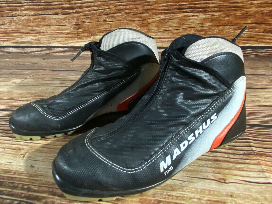 Madshus Nx6 Nordic Cross Country Ski Boots Size EU39 US6 NNN Rottefella 1993