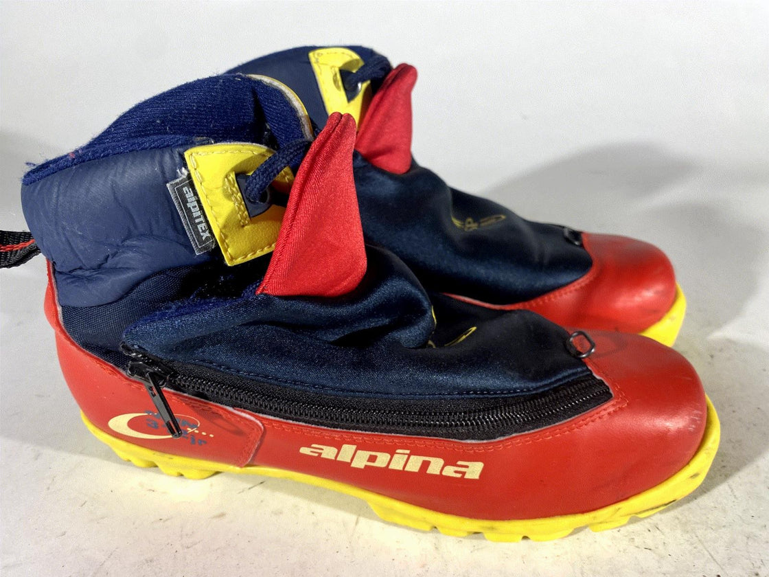 Alpina 312 Classic Nordic Cross Country Ski Boots Size EU40 US7.5 NNN 643
