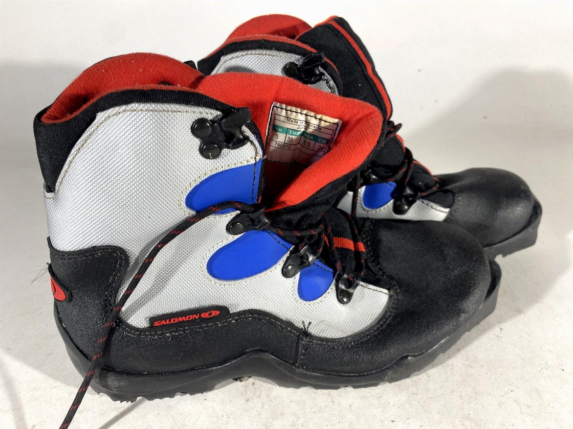 Salomon Nordic Cross Country Ski Boots Size EU38 US5.5 SNS Profil 2038
