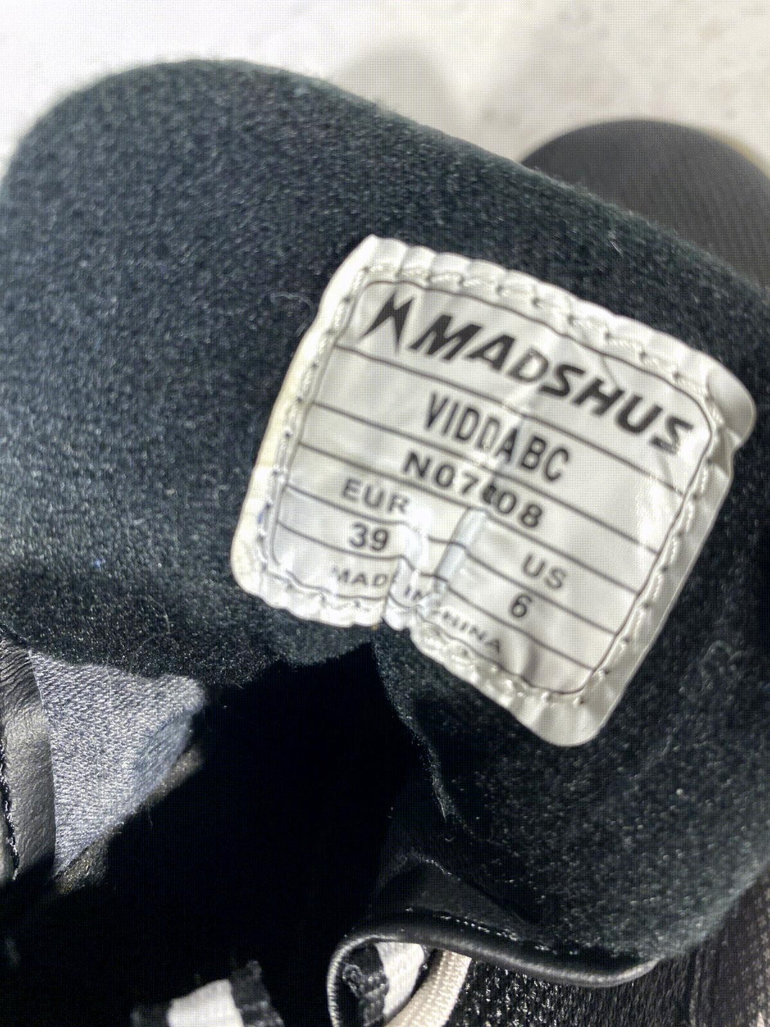 Madshus Vidda Back Country Nordic Cross Country Ski Boots EU39 US6 NNN BC 1900