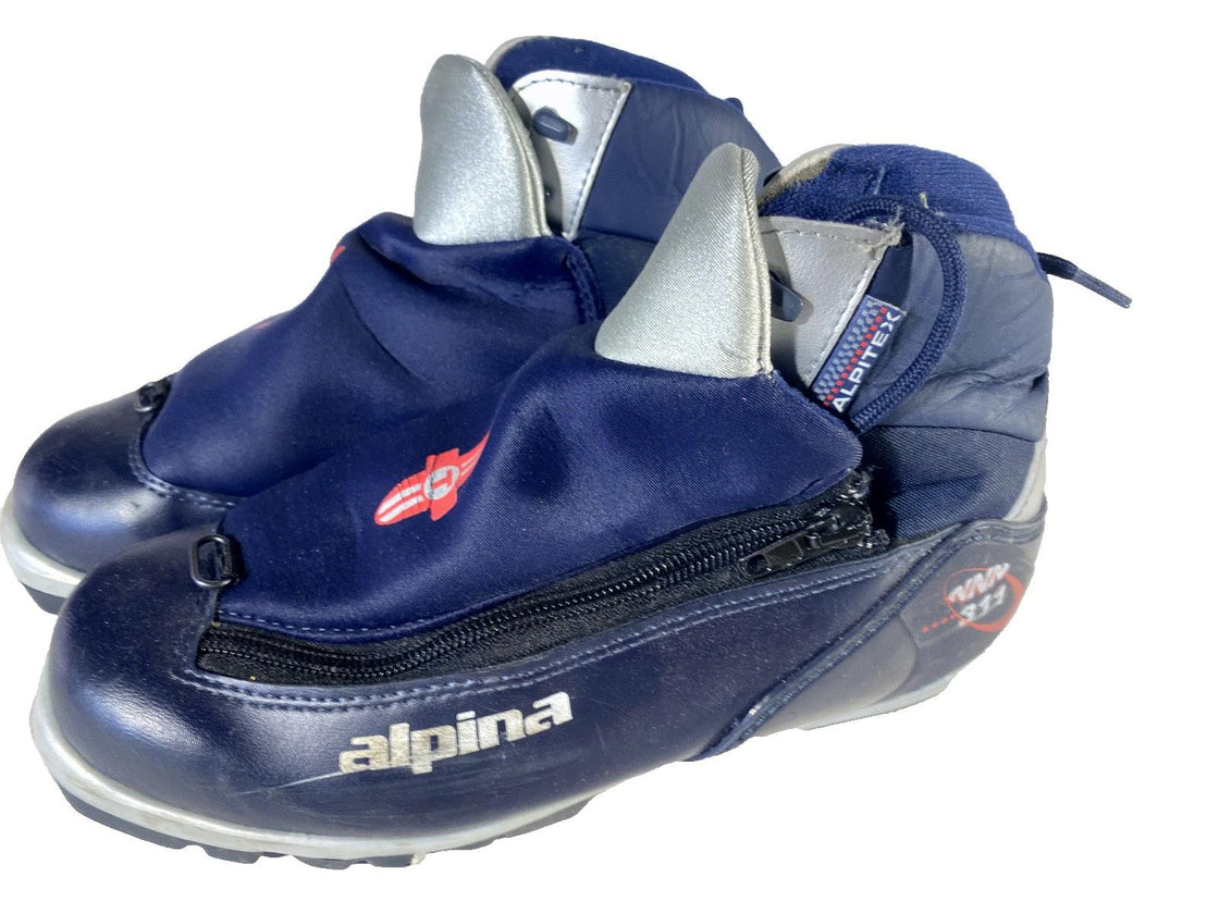 Alpina 311 Classic Nordic Cross Country Ski Boots Size EU38 US6 for NNN 3174