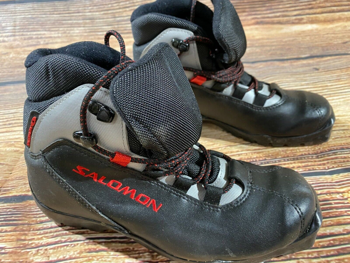 SALOMON Classic Nordic Cross Country Ski Boots Size EU39 SNS Profil 2326