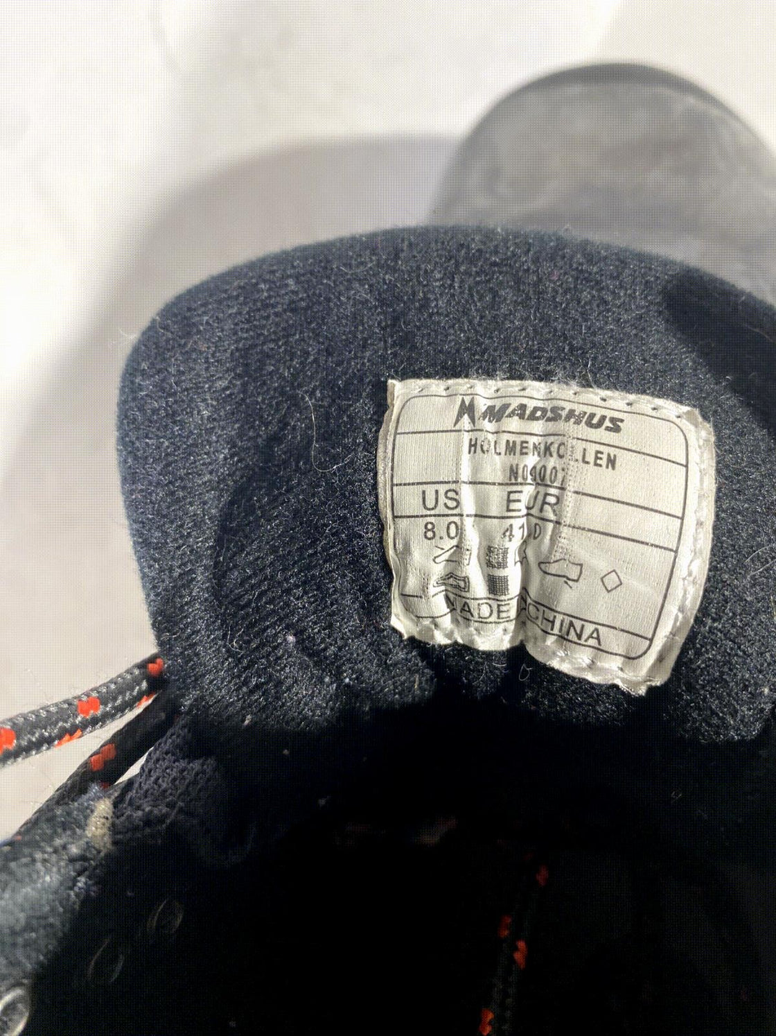 Madshus Holmenkollen Nordic Cross Country Ski Boots Size EU41 US8 for NNN 1989