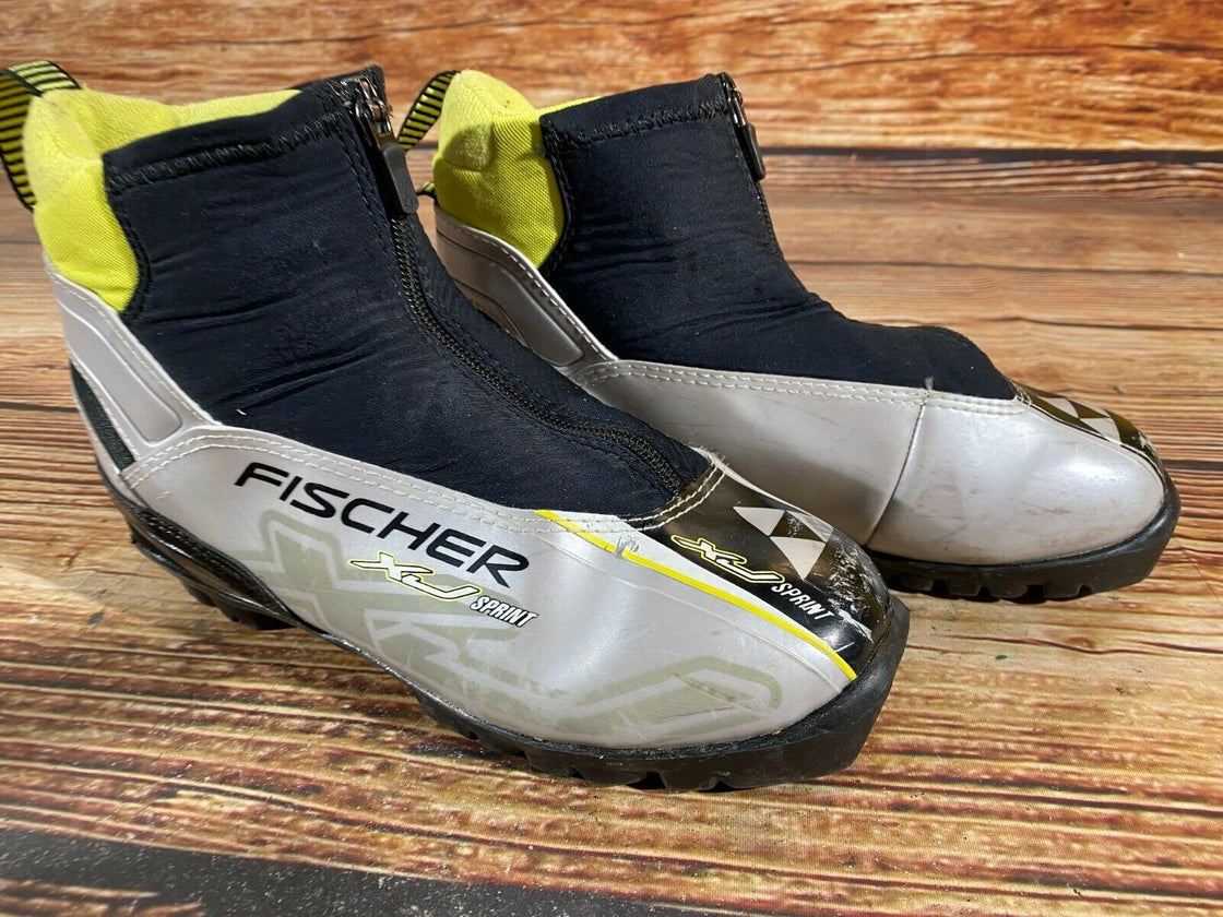Fischer XJ Sprint Cross Country Ski Boots Size EU37 for NNN Binding 1538