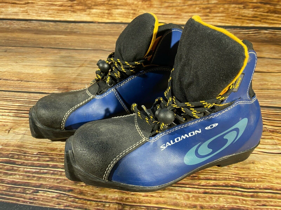 SALOMON Igloo Nordic Cross Country Ski Boots Size EU36 US4 SNS profil 2409
