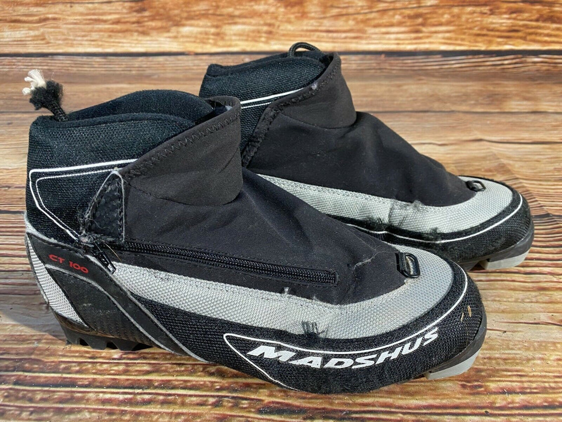 Madshus CT100 Nordic Cross Country Ski Boots Size EU38 US5.5 NNN bindings 2695