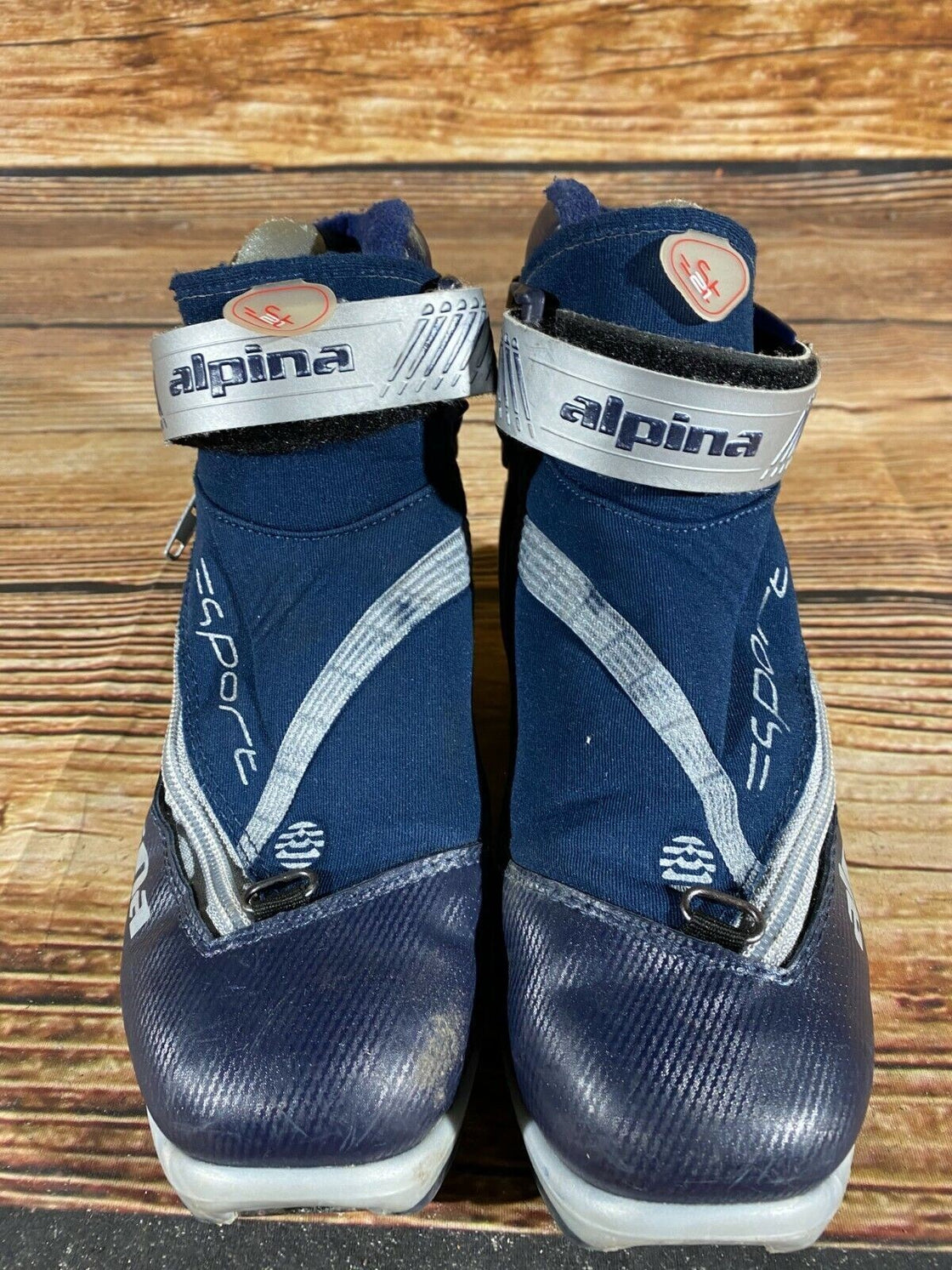 Alpina ST21 Nordic Cross Country Ski Boots Size EU37 US5 NNN bindings 812