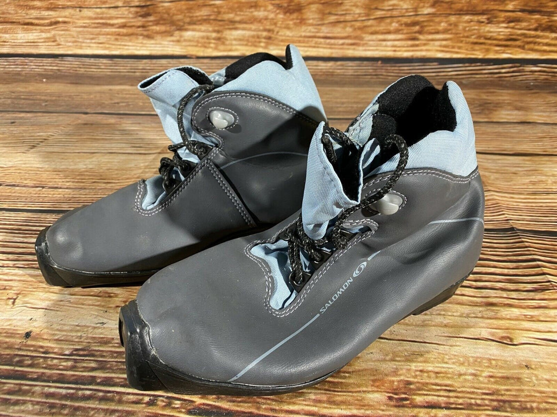 SALOMON Nordic Cross Country Ski Boots Size EU37 US5 SNS profil 2214