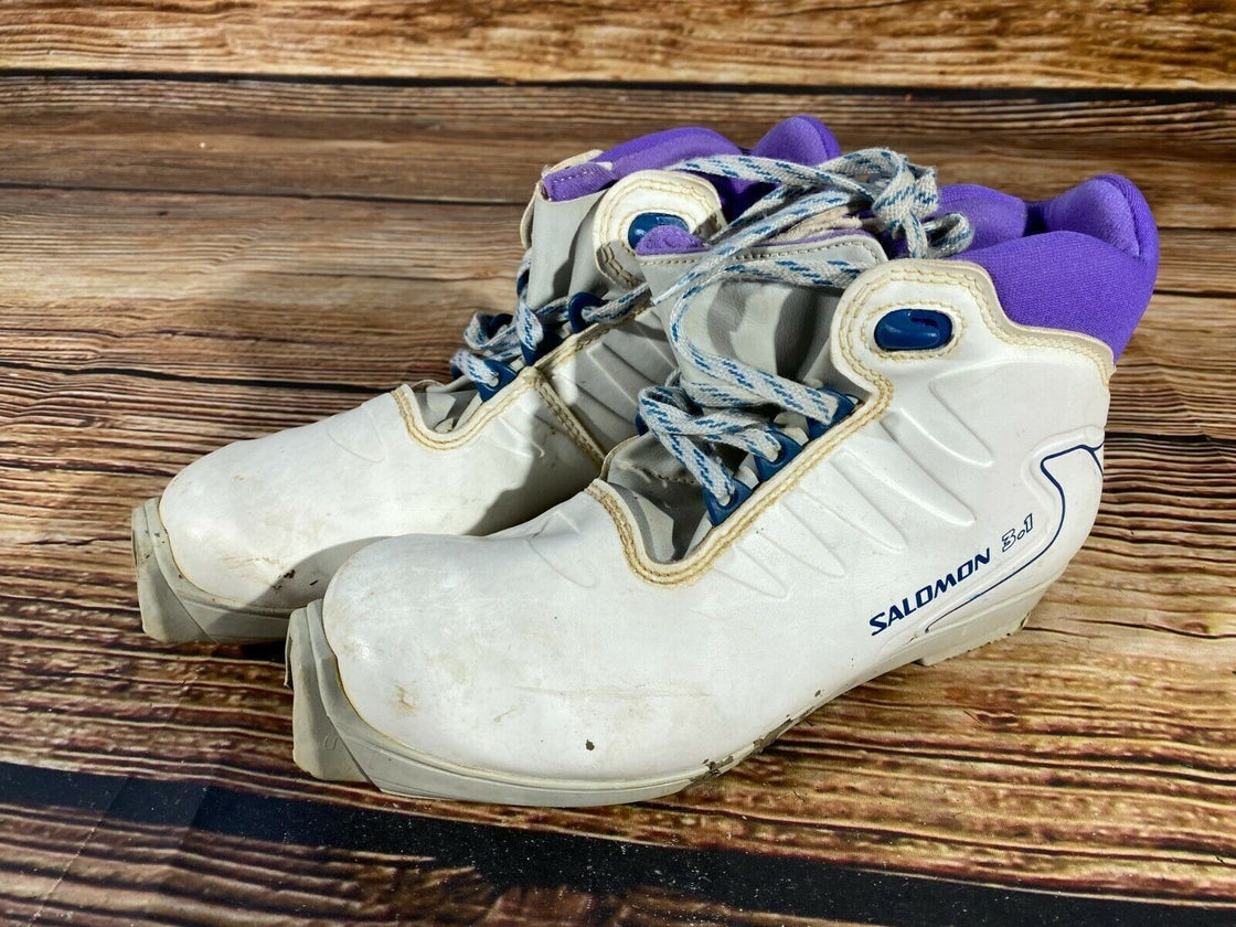 SALOMON 3.1 Nordic Cross Country Ski Boots Size EU39 US7 SNS profil 2210