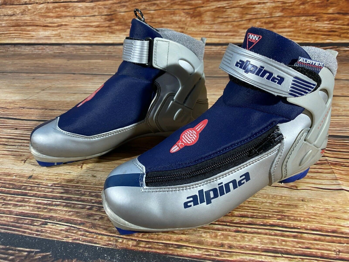 Alpina 438 Nordic Cross Country Ski Boots Size EU37 US5 NNN bindings 2823