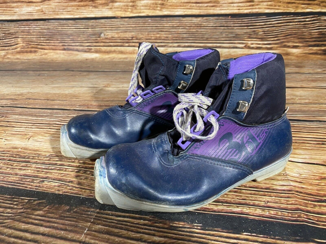 SALOMON 361 SR Nordic Cross Country Ski Boots Size EU36 US4.5 SNS profil 2097