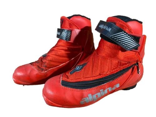 Alpina PRJ Nordic Cross Country Ski Boots Size EU37 US5 NNN bindings 3085
